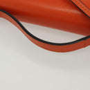 LOEWE Barcelona Shoulder Bag Leather Orange Auth BA4778-7