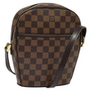 LOUIS VUITTON Damier Ebene Ipanema PM Shoulder Bag N51294 LV Auth BA4779-1