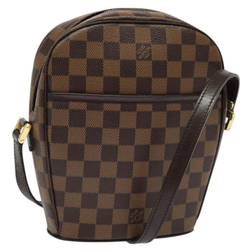 LOUIS VUITTON Damier Ebene Ipanema PM Shoulder Bag N51294 LV Auth BA4779