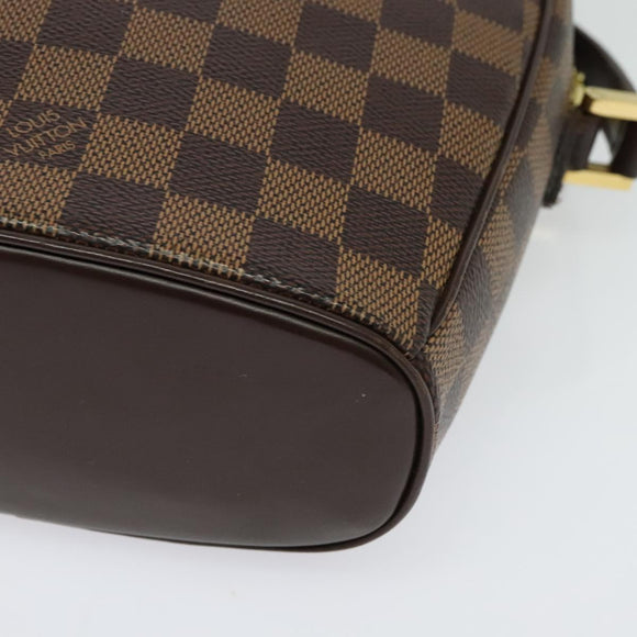 LOUIS VUITTON Damier Ebene Ipanema PM Shoulder Bag N51294 LV Auth BA4779