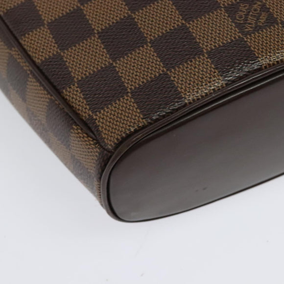 LOUIS VUITTON Damier Ebene Ipanema PM Shoulder Bag N51294 LV Auth BA4779