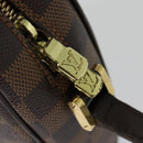 LOUIS VUITTON Damier Ebene Ipanema PM Shoulder Bag N51294 LV Auth BA4779-10
