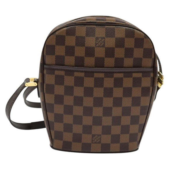 LOUIS VUITTON Damier Ebene Ipanema PM Shoulder Bag N51294 LV Auth BA4779
