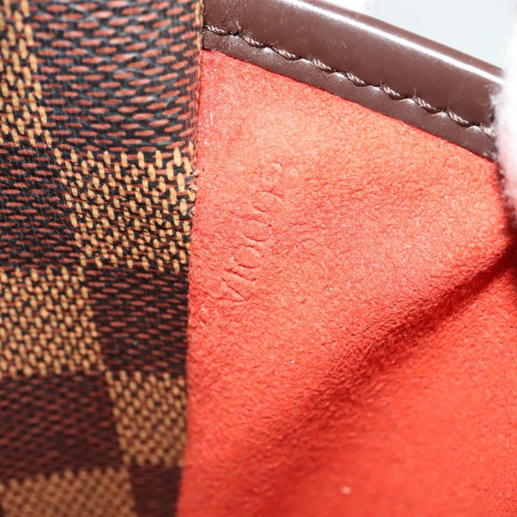 LOUIS VUITTON Damier Ebene Ipanema PM Shoulder Bag N51294 LV Auth BA4779
