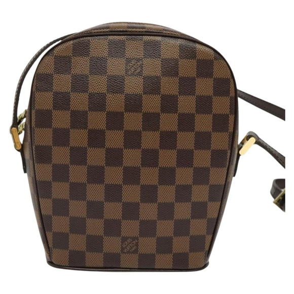 LOUIS VUITTON Damier Ebene Ipanema PM Shoulder Bag N51294 LV Auth BA4779