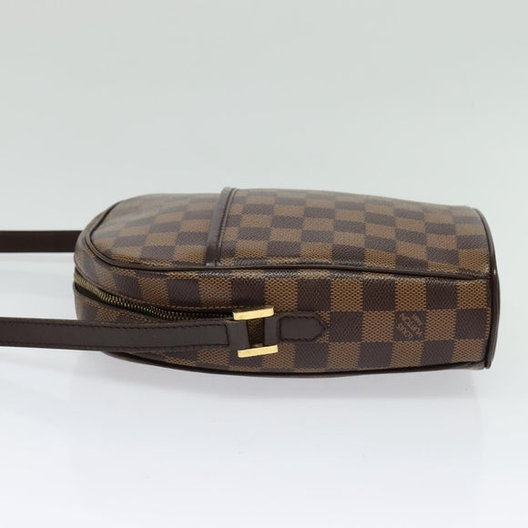 LOUIS VUITTON Damier Ebene Ipanema PM Shoulder Bag N51294 LV Auth BA4779