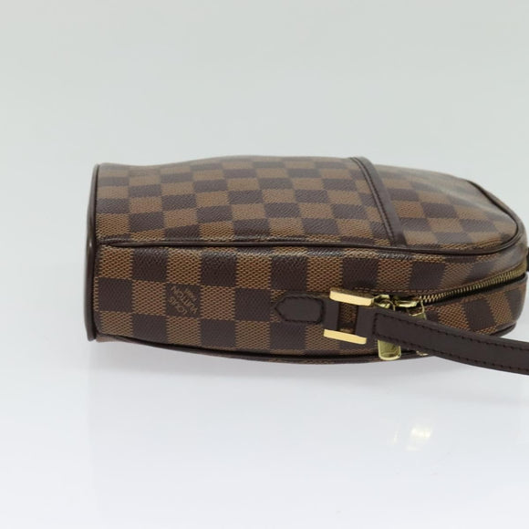 LOUIS VUITTON Damier Ebene Ipanema PM Shoulder Bag N51294 LV Auth BA4779