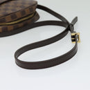 LOUIS VUITTON Damier Ebene Ipanema PM Shoulder Bag N51294 LV Auth BA4779-7