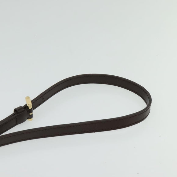 LOUIS VUITTON Damier Ebene Ipanema PM Shoulder Bag N51294 LV Auth BA4779