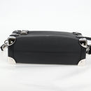 LOUIS VUITTON Side Trunk MM Shoulder Bag Leather Black M25160 LV Auth BA4781M-5