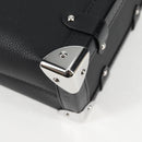 LOUIS VUITTON Side Trunk MM Shoulder Bag Leather Black M25160 LV Auth BA4781M-19