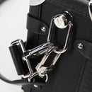 LOUIS VUITTON Side Trunk MM Shoulder Bag Leather Black M25160 LV Auth BA4781M-22