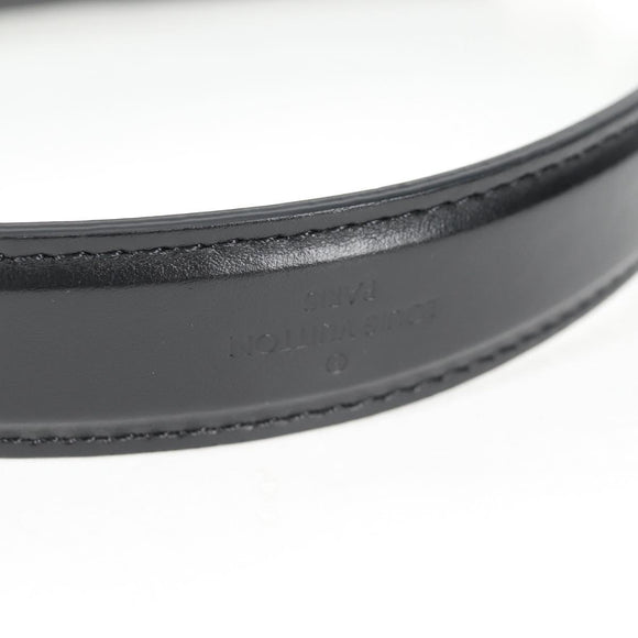 LOUIS VUITTON Side Trunk MM Shoulder Bag Leather Black M25160 LV Auth BA4781M