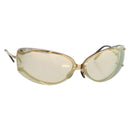 CARTIER Colored lens Glasses metal Gold Auth BA4787-1