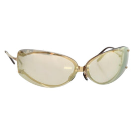 CARTIER Colored lens Glasses metal Gold Auth BA4787