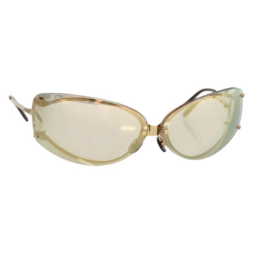 CARTIER Colored lens Glasses metal Gold Auth BA4787