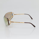 CARTIER Colored lens Glasses metal Gold Auth BA4787-5