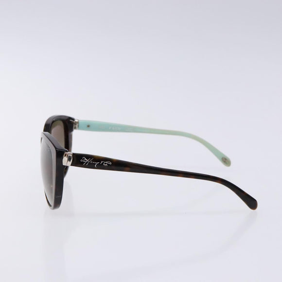 TIFFANY&Co. Sunglasses plastic Brown Auth BA4788