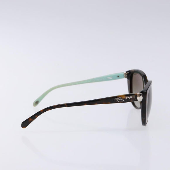 TIFFANY&Co. Sunglasses plastic Brown Auth BA4788