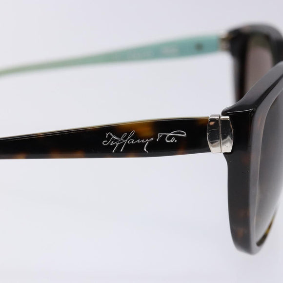TIFFANY&Co. Sunglasses plastic Brown Auth BA4788