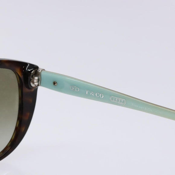 TIFFANY&Co. Sunglasses plastic Brown Auth BA4788