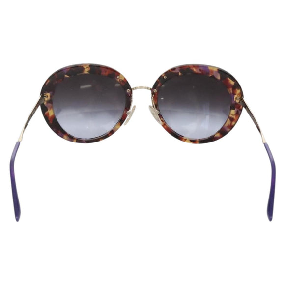 PRADA Sunglasses plastic Brown Auth BA4789