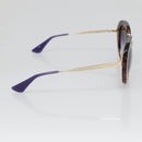 PRADA Sunglasses plastic Brown Auth BA4789-4