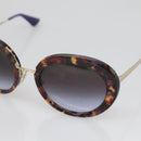 PRADA Sunglasses plastic Brown Auth BA4789-7