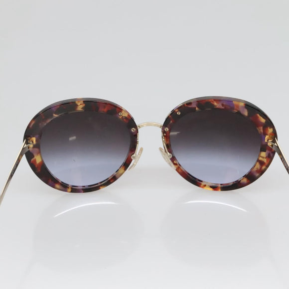 PRADA Sunglasses plastic Brown Auth BA4789