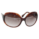 FENDI Sunglasses plastic Brown Auth BA4790-1