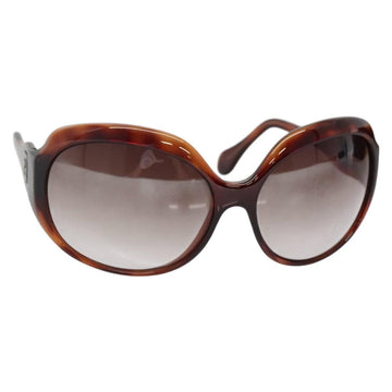 FENDI Sunglasses plastic Brown Auth BA4790