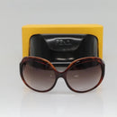 FENDI Sunglasses plastic Brown Auth BA4790-11