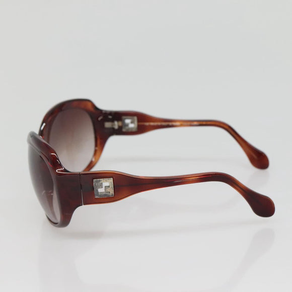 FENDI Sunglasses plastic Brown Auth BA4790