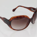 FENDI Sunglasses plastic Brown Auth BA4790-6