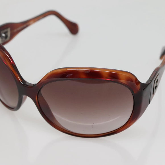 FENDI Sunglasses plastic Brown Auth BA4790