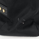 VERSACE Chain Shoulder Bag Nylon Black Gold Auth BA4795-4
