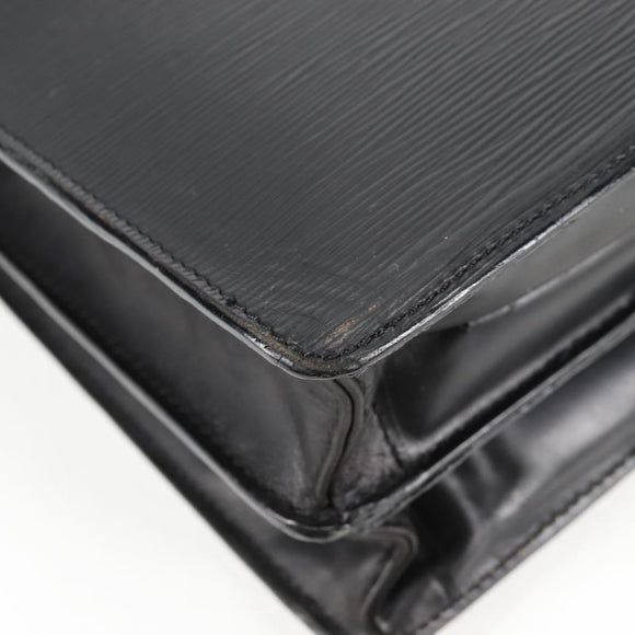 LOUIS VUITTON Epi Serviette Conseiller Business Bag Black M54422 LV Auth BA4797