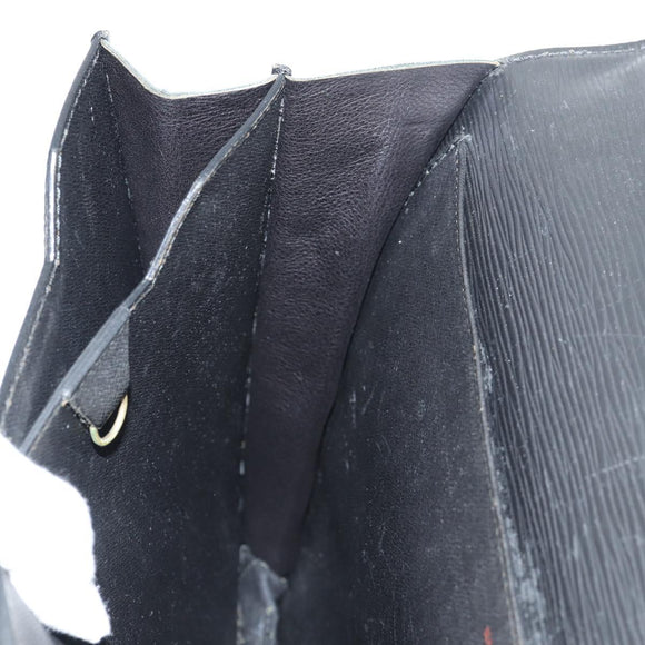 LOUIS VUITTON Epi Serviette Conseiller Business Bag Black M54422 LV Auth BA4797