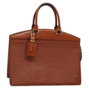 LOUIS VUITTON Epi Riviera Hand Bag Brown M48183 LV Auth BA4798-1