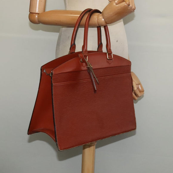 LOUIS VUITTON Epi Riviera Hand Bag Brown M48183 LV Auth BA4798