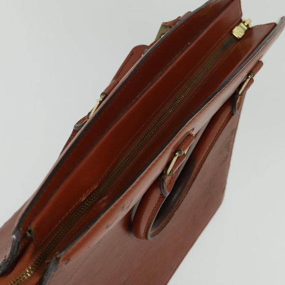 LOUIS VUITTON Epi Riviera Hand Bag Brown M48183 LV Auth BA4798