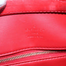 LOUIS VUITTON Monogram Vernis Houston Hand Bag Red M91092 LV Auth BA4799-18