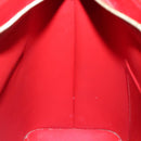 LOUIS VUITTON Monogram Vernis Houston Hand Bag Red M91092 LV Auth BA4799-19