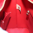 LOUIS VUITTON Monogram Vernis Houston Hand Bag Red M91092 LV Auth BA4799-20