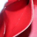 LOUIS VUITTON Monogram Vernis Houston Hand Bag Red M91092 LV Auth BA4799-21