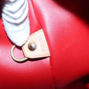 LOUIS VUITTON Monogram Vernis Houston Hand Bag Red M91092 LV Auth BA4799-12