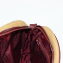 CARTIER Must Line Shoulder Bag Leather Brown Gold Auth BA4801-19