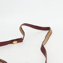 CARTIER Must Line Shoulder Bag Leather Brown Gold Auth BA4801-8