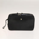 Gianni Versace Cartier Clutch Bag Leather 2Set Black Bordeaux Auth BA4804-2