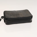 Gianni Versace Cartier Clutch Bag Leather 2Set Black Bordeaux Auth BA4804-6